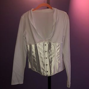 White Corset Top